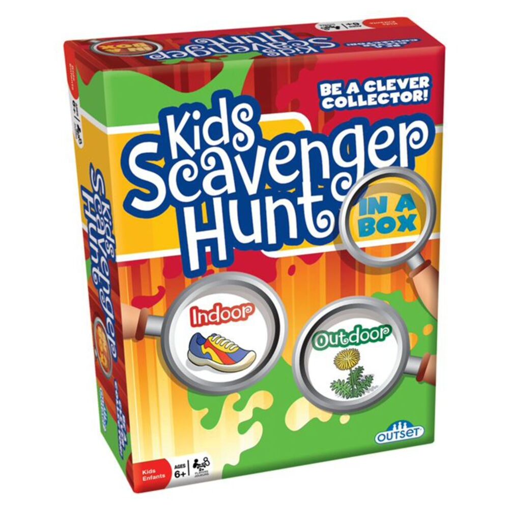 Kids Scavenger Hunt - Active Game Indoors or Outdoors - New- Ages 6+ - 9E
